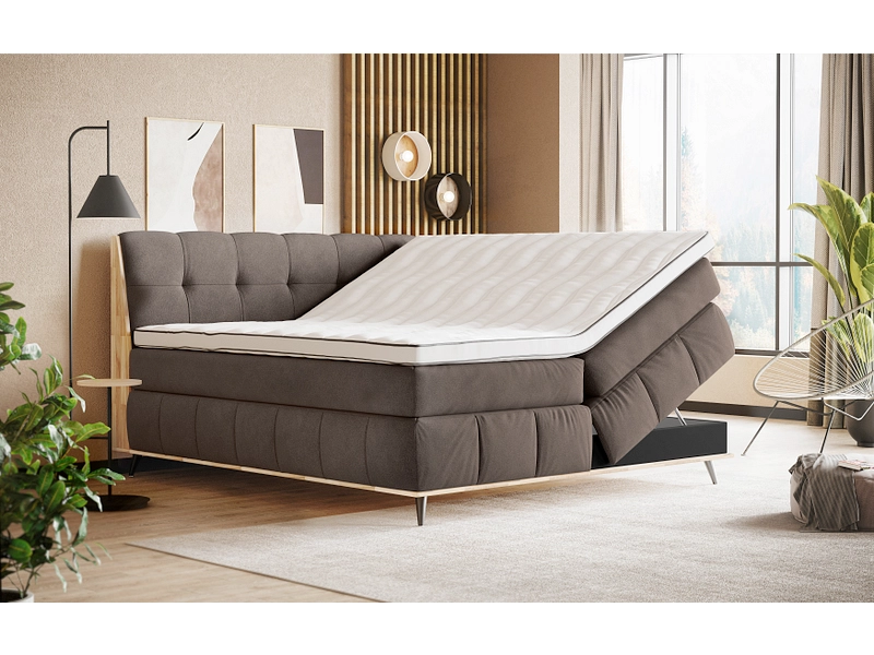 Boxspring LISA marrone