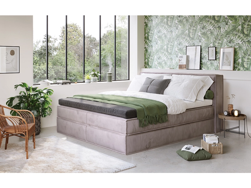 Boxspring MILANO argento