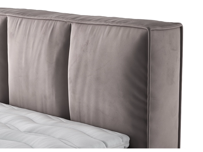 Boxspringbett MILANO silber