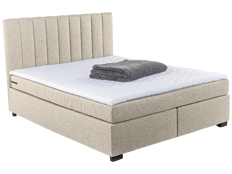 Boxspringbett ARNEN beige