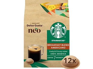 Capsules à café NEO Capsules NESTLE DOLCE GUSTO STARBUCKS® Breakfast Blend Americano