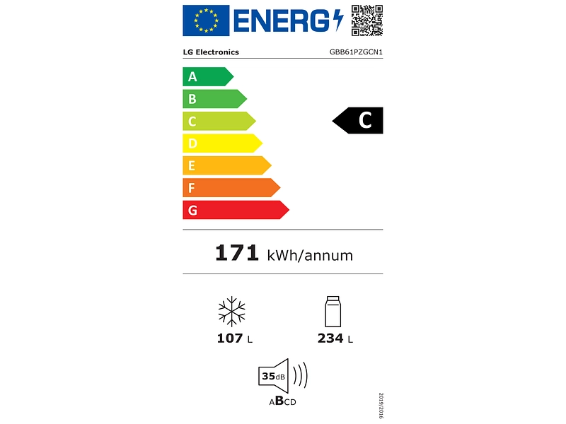 Réfri-congélateur combiné LG ELECTRONICS