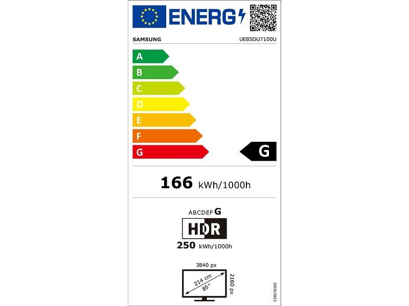 TV LED SAMSUNG 85''/215 cm