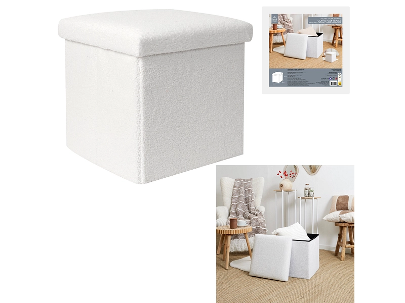 Pouf contenitore HOME DECO FACTORY ATILIA