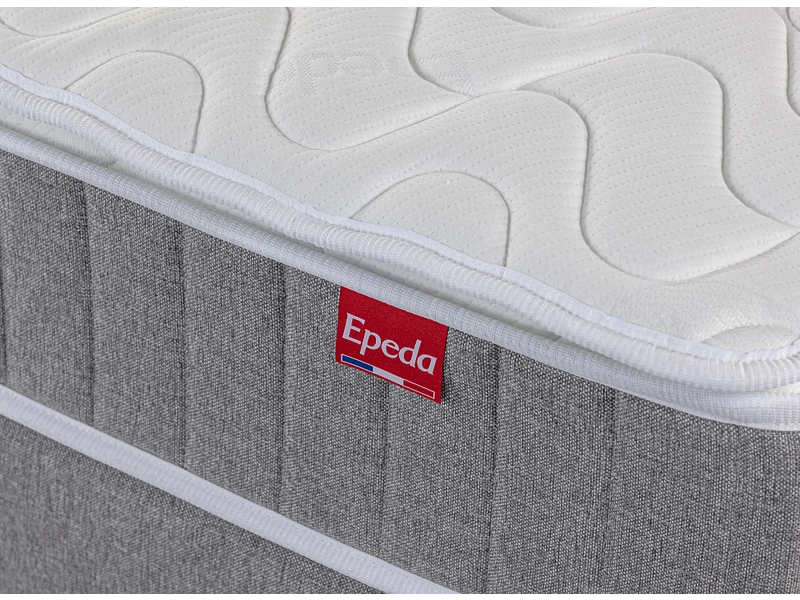 Boxspring EPEDA AVORIAZ gris clair