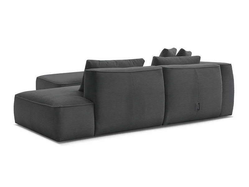 3er Sofa mit Hocker BOBOCHIC LEOPOLD