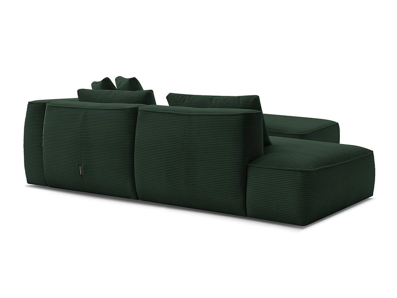 Divano 3 posti con pouf BOBOCHIC LEOPOLD