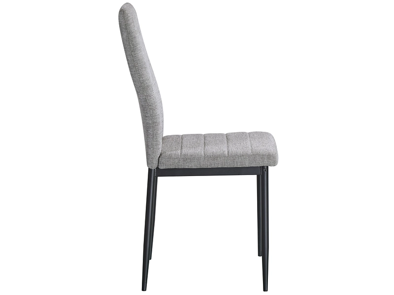 Chaise KARL tissu gris