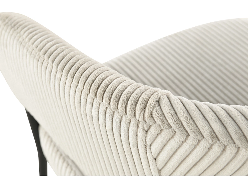 Chaise ANNIE tissu crème