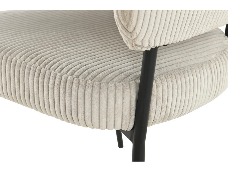 Chaise ANNIE tissu crème