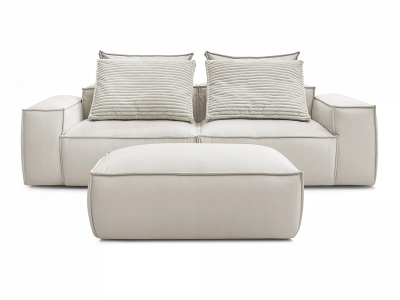 3er Sofa mit Hocker BOBOCHIC BOHEME