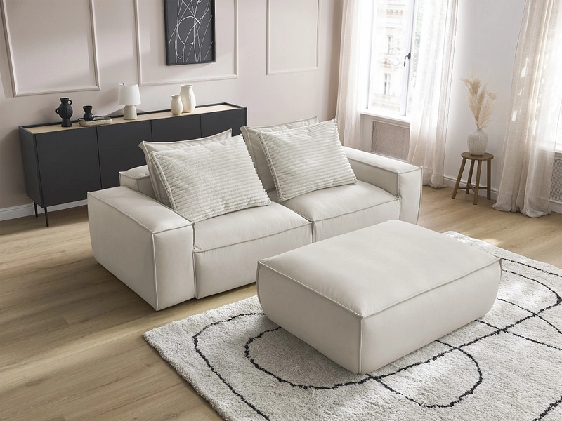 3er Sofa mit Hocker BOBOCHIC BOHEME