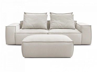 3er Sofa mit Hocker BOBOCHIC BOHEME