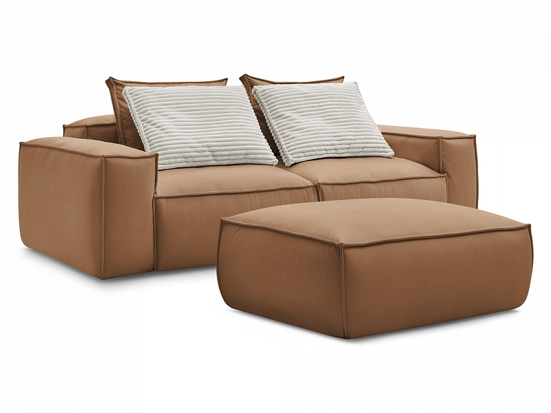 3er Sofa mit Hocker BOBOCHIC BOHEME