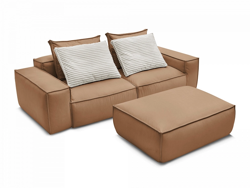 3er Sofa mit Hocker BOBOCHIC BOHEME