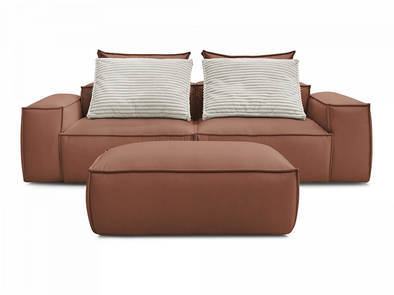 3er Sofa mit Hocker BOBOCHIC BOHEME