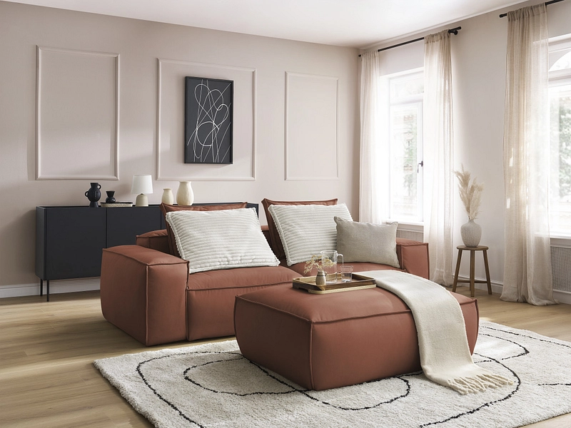 3er Sofa mit Hocker BOBOCHIC BOHEME