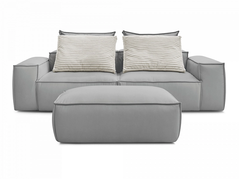 3er Sofa mit Hocker BOBOCHIC BOHEME