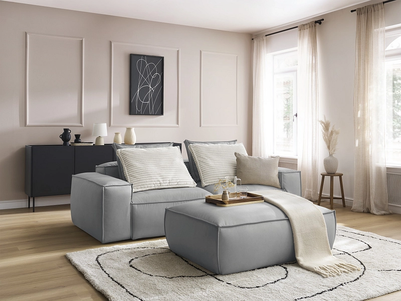 3er Sofa mit Hocker BOBOCHIC BOHEME