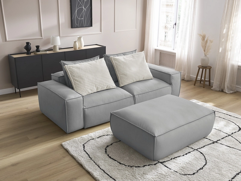 3er Sofa mit Hocker BOBOCHIC BOHEME