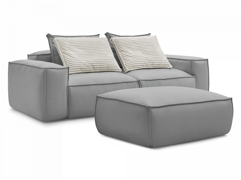 3er Sofa mit Hocker BOBOCHIC BOHEME