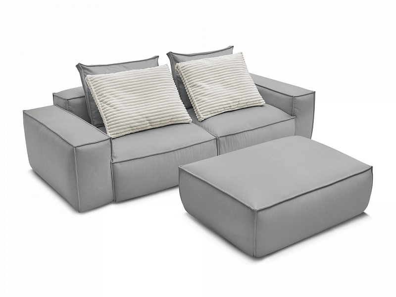 3er Sofa mit Hocker BOBOCHIC BOHEME