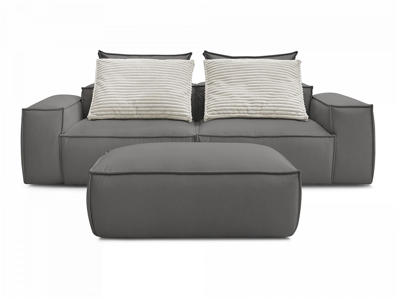 3er Sofa mit Hocker BOBOCHIC BOHEME