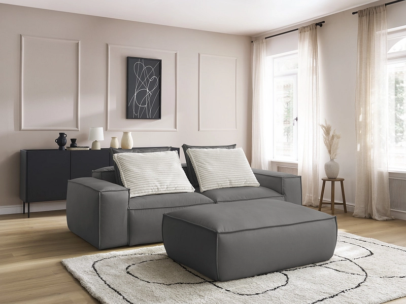 3er Sofa mit Hocker BOBOCHIC BOHEME