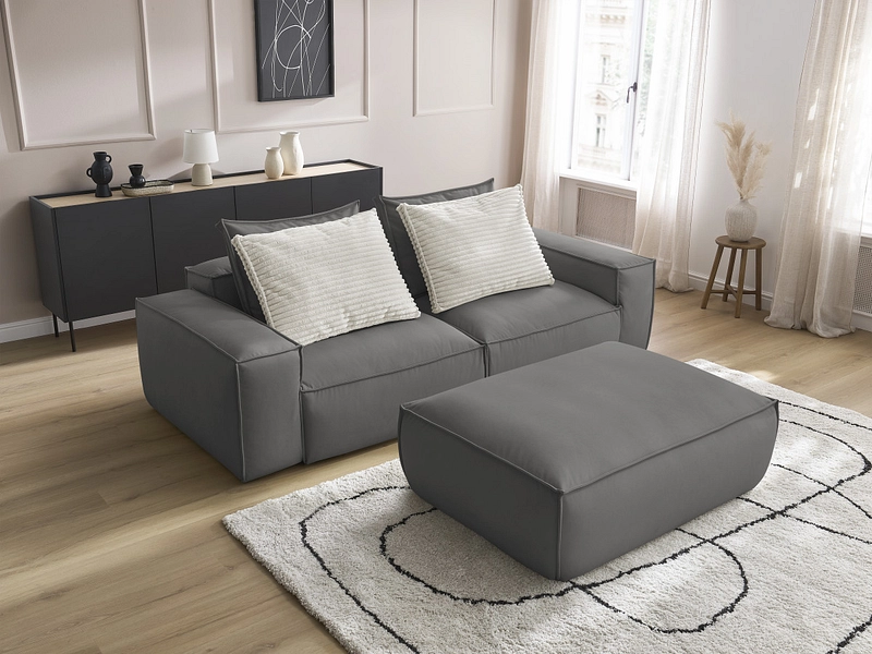 3er Sofa mit Hocker BOBOCHIC BOHEME