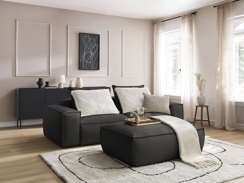 3er Sofa mit Hocker BOBOCHIC BOHEME