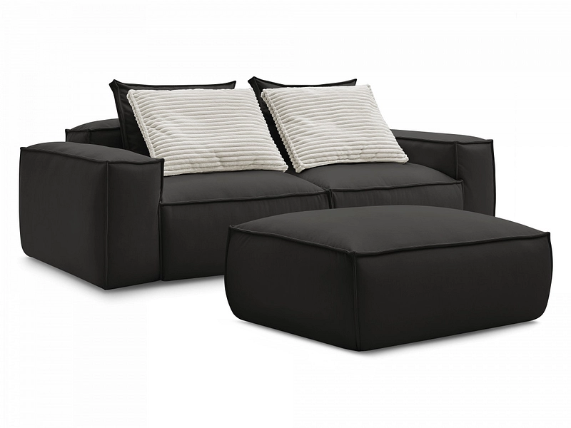 3er Sofa mit Hocker BOBOCHIC BOHEME