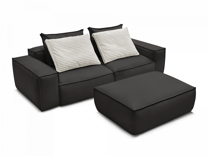 3er Sofa mit Hocker BOBOCHIC BOHEME