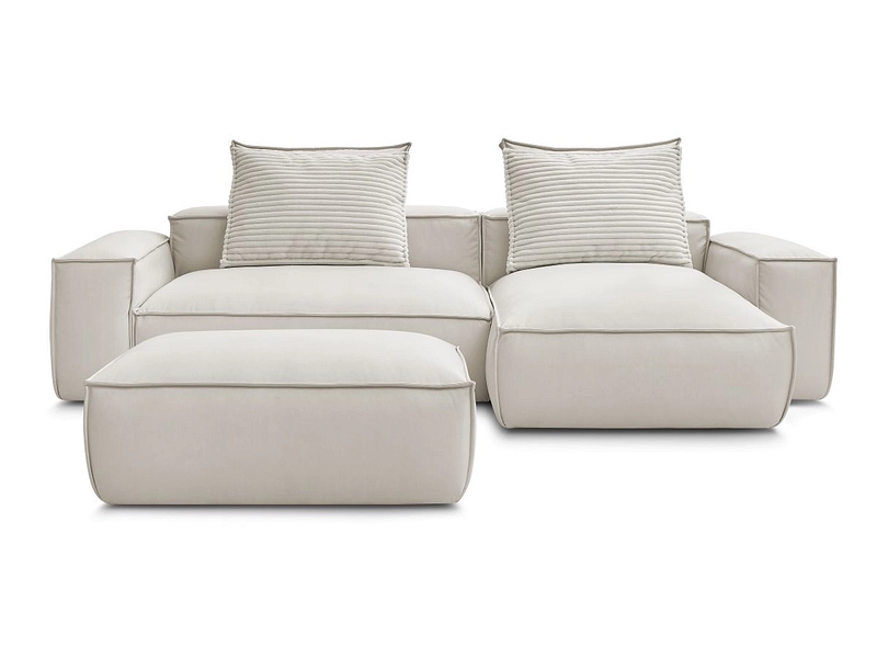 Ecksofa mit Hocker BOBOCHIC BOHEME