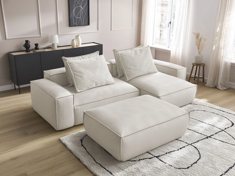 Ecksofa mit Hocker BOBOCHIC BOHEME