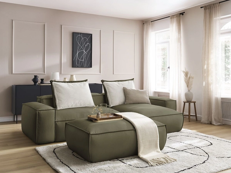 Ecksofa mit Hocker BOBOCHIC BOHEME