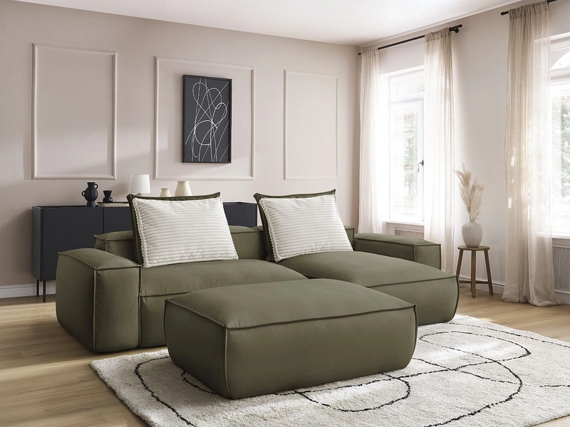 Ecksofa mit Hocker BOBOCHIC BOHEME