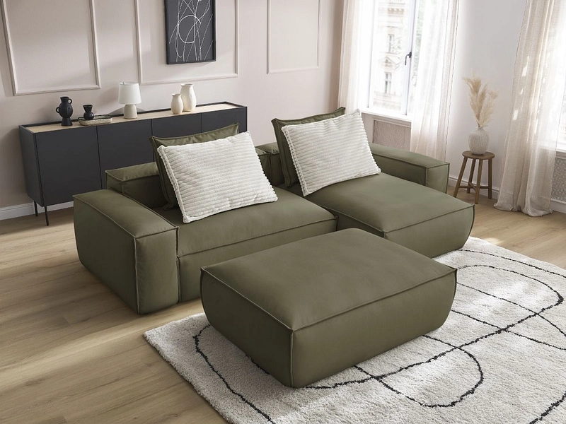 Ecksofa mit Hocker BOBOCHIC BOHEME