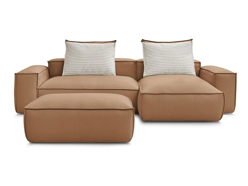 Ecksofa mit Hocker BOBOCHIC BOHEME