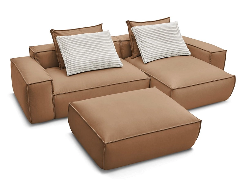 Ecksofa mit Hocker BOBOCHIC BOHEME