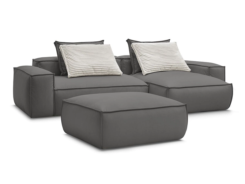 Ecksofa mit Hocker BOBOCHIC BOHEME