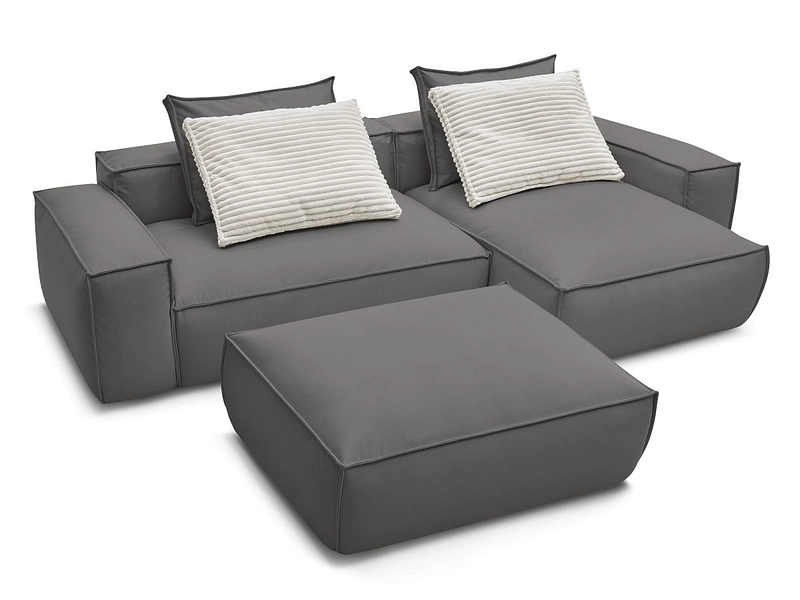 Ecksofa mit Hocker BOBOCHIC BOHEME