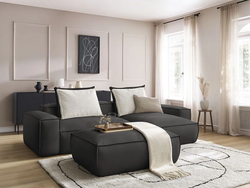 Ecksofa mit Hocker BOBOCHIC BOHEME