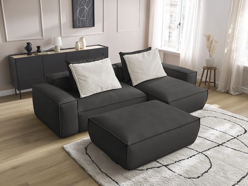 Ecksofa mit Hocker BOBOCHIC BOHEME