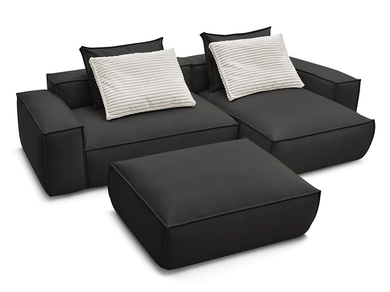 Ecksofa mit Hocker BOBOCHIC BOHEME