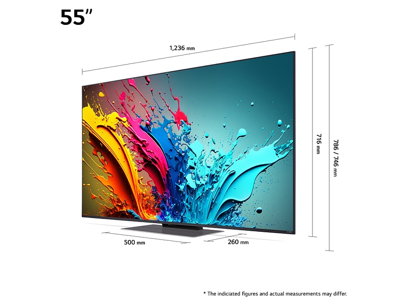 TV QNED LG ELECTRONICS 55''/139 cm