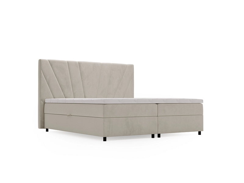 Boxspringbett YORU beige