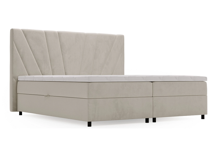Boxspringbett YORU beige