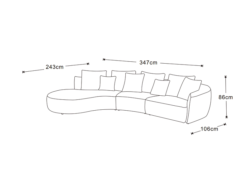 Canapé d'angle BELGRANO