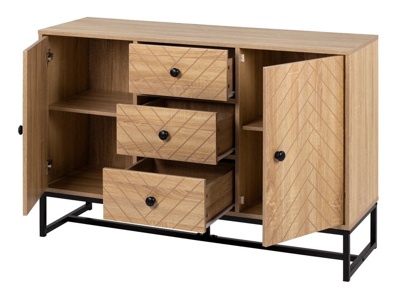 Sideboard OLYMPE 2 portes 3 tiroirs