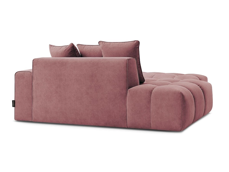 Divano 3 posti con pouf BOBOCHIC MONT-BLANC